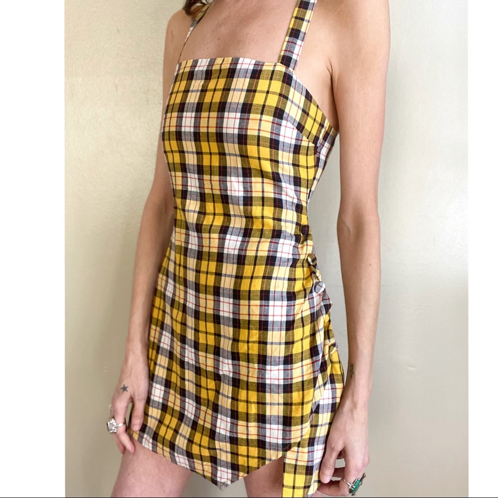 NWT lovers + friends plaid dress - Picture 4 of 9